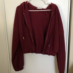 Red Cropped Sweater